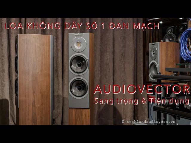 Đánh giá test âm thanh loa (Active) tích hợp Ampli Audivector R Series lừng danh Đan Mạch