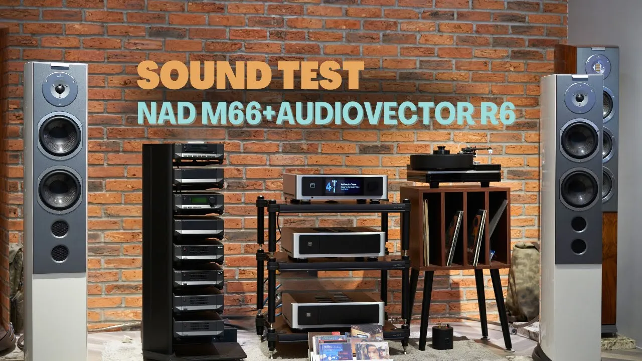 NAD M66 Streaming DAC + Audiovector R6 Speaker - Sound Test (Rock/Pop)
