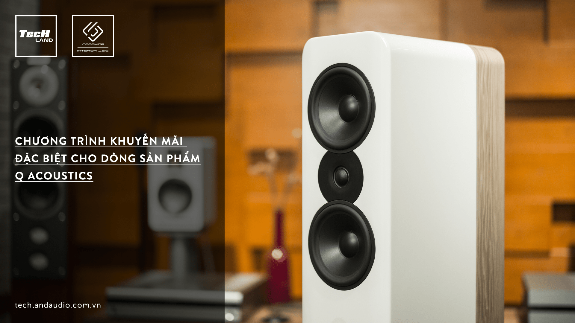 Khuyến mại đặc biệt cho các dòng sản phẩm loa Q Acoustics đến từ Anh Quốc
