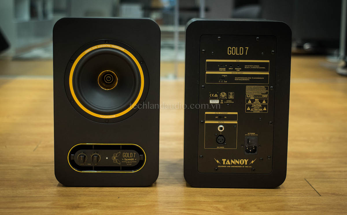 Tannoy Gold 7 mẫu loa tích hợp Ampli xuất sắc trong series monitor huyền thoại