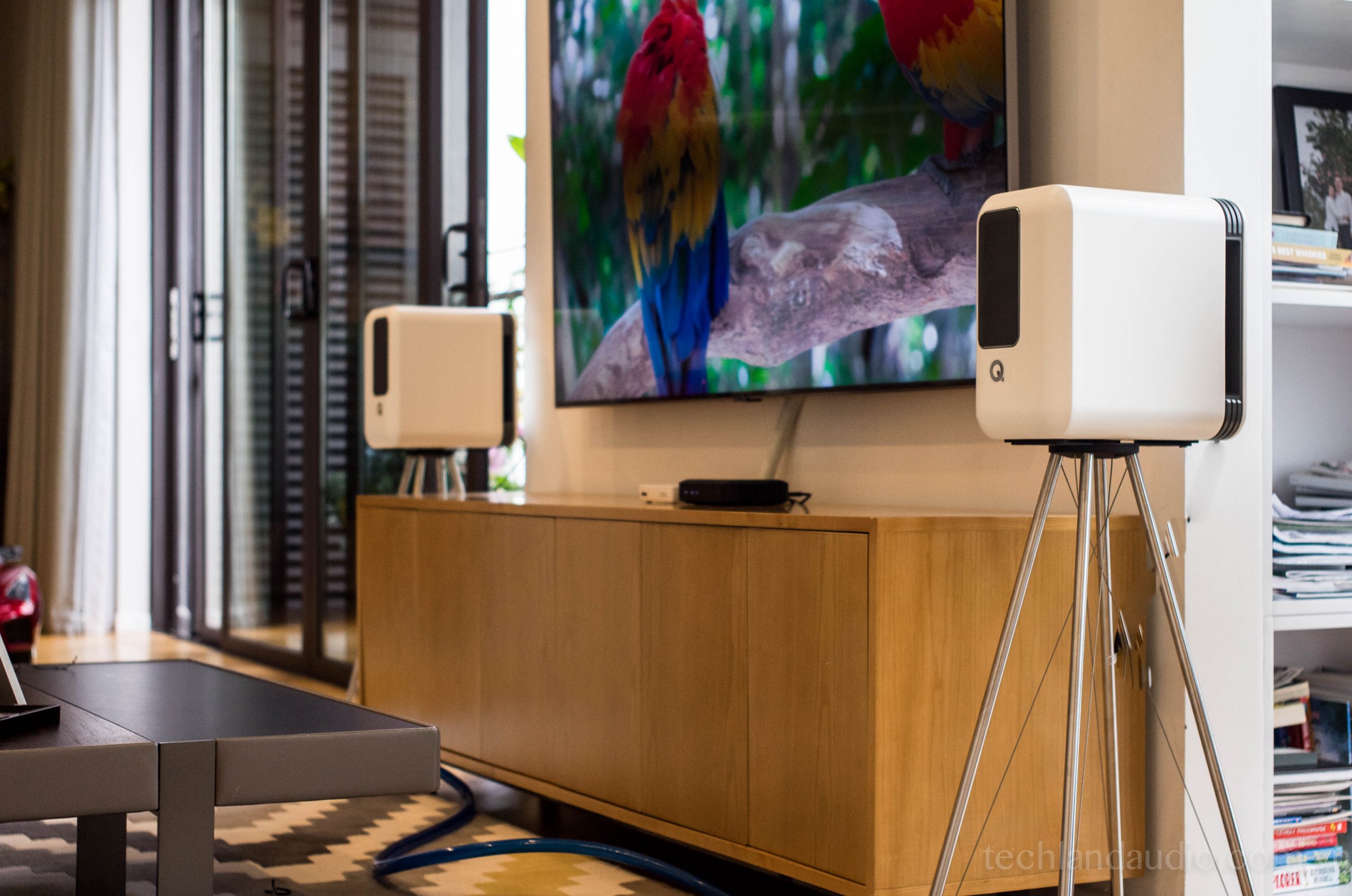 Cận Cảnh Lắp Đặt Thực Tế Dàn Âm Thanh Không Dây Q Acoustics Active 200 Tại Nhà Khách Hàng