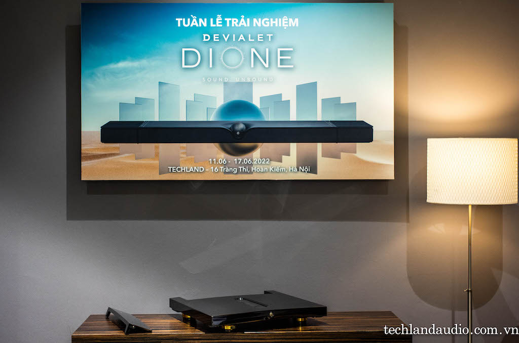 TUẦN LỄ TRẢI NGHIỆM LOA SOUNDBAR DEVIALET DIONE – LOA TIVI HI-END ĐẬM CHẤT PHÁP TẠI TECHLAND