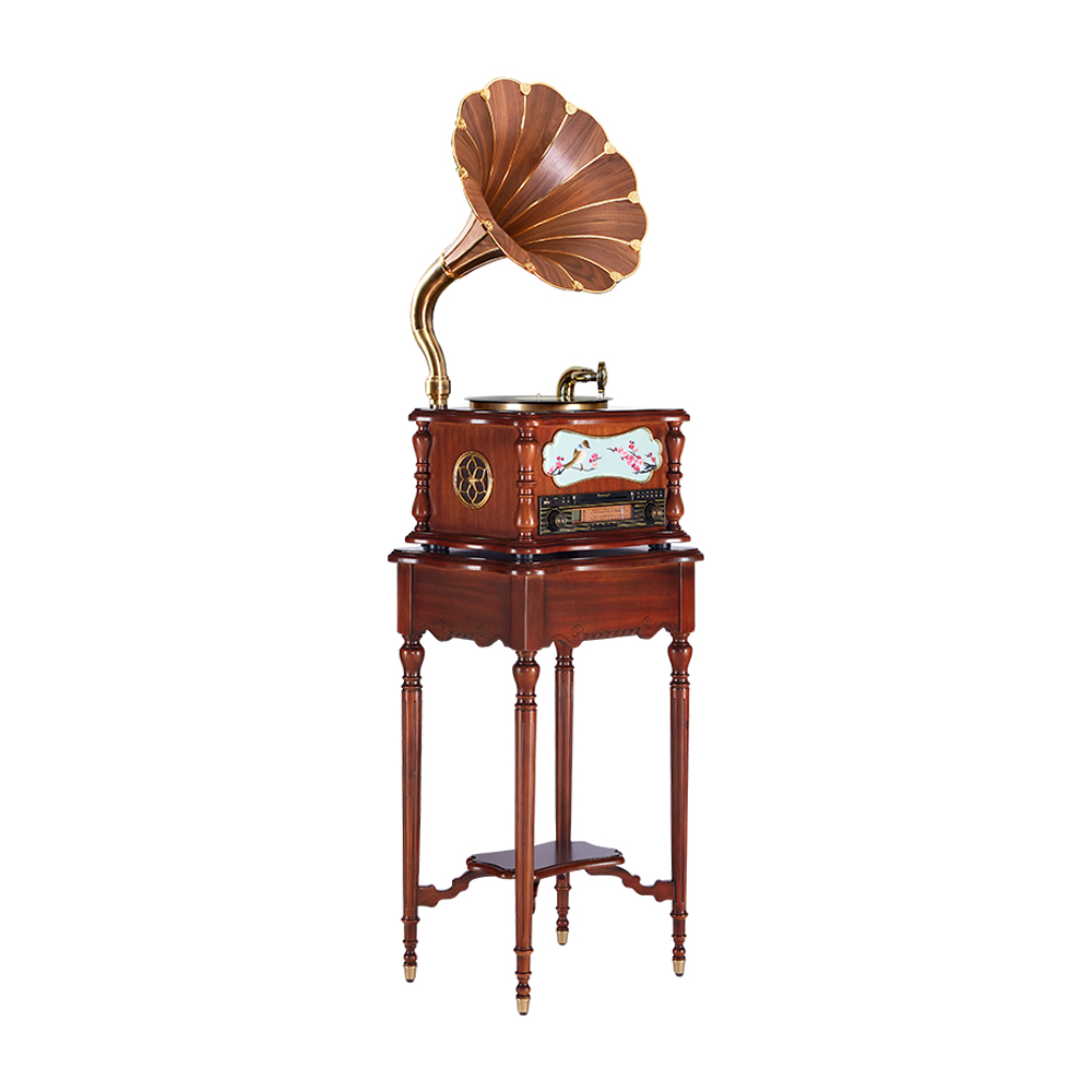 Máy hát đĩa than cổ điển Fennessy Gramophone F1877- 69K - Gỗ