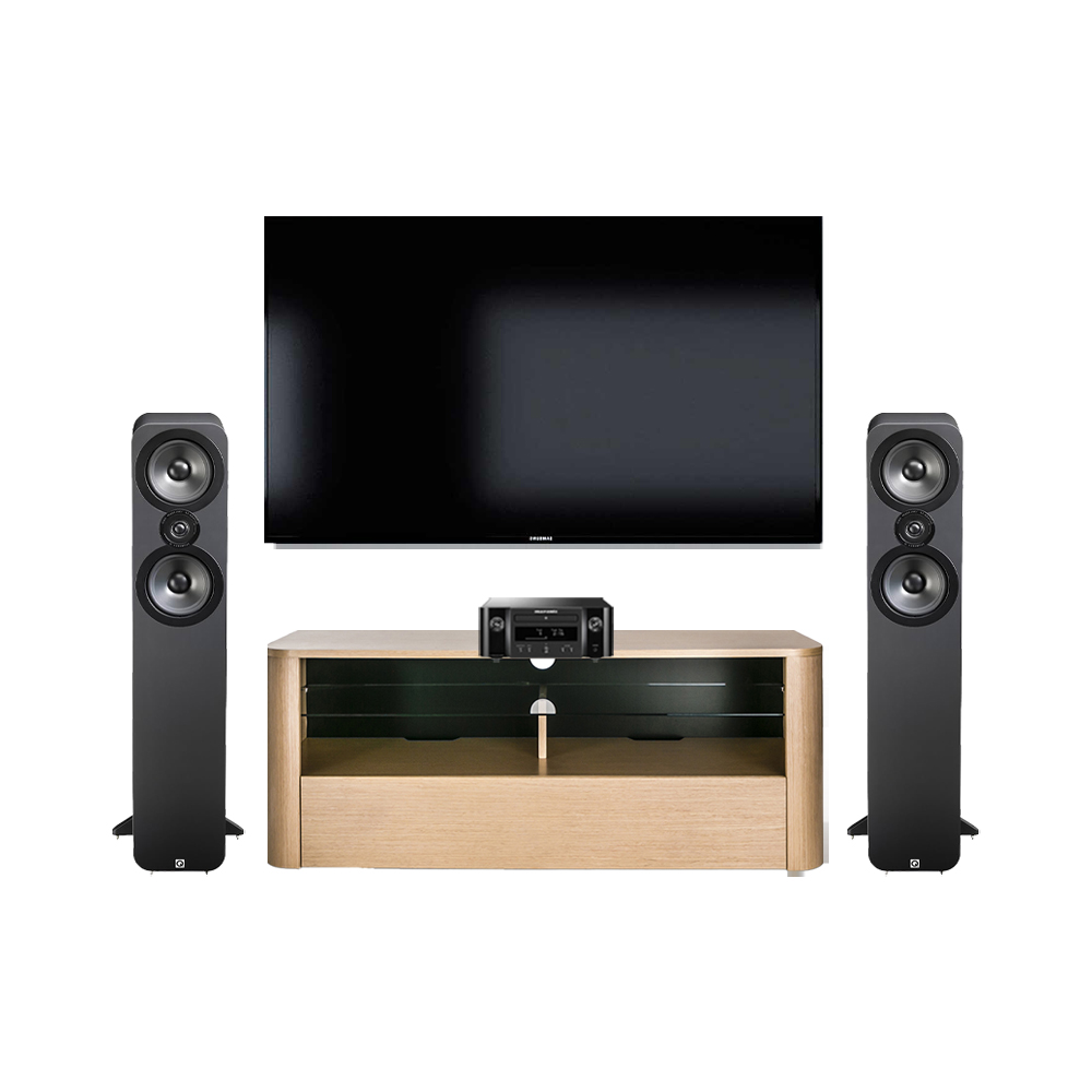 Dàn âm thanh sale Tết QAcoustics 3050i + Marantz CR412