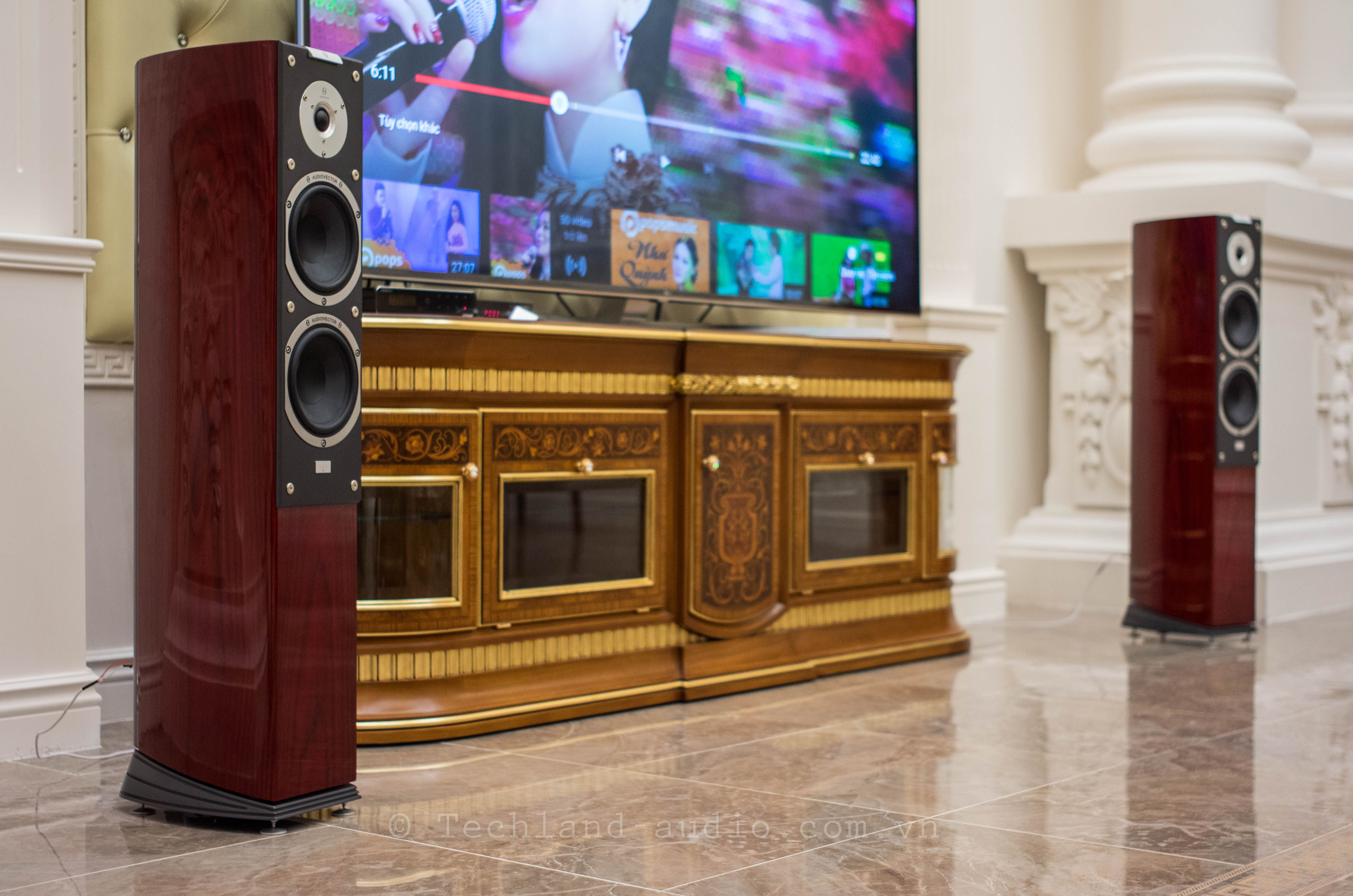 CHIÊM NGƯỠNG VẺ ĐẸP DÀN ÂM THANH AUDIOVECTOR ĐƯỢC TECHLAND SETUP TẠI NHỮNG CĂN HỘ HIỆN ĐẠI