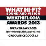What Hi-Fi? Sound and Vision Awards 2013